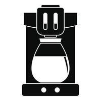Coffee machine icon, simple style vector
