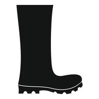 botas de goma icono vector simple