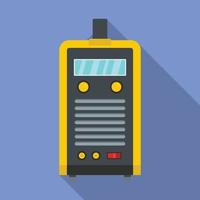 icono de radio, tipo plano vector