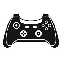 Wireless gamepad icon, simple style vector