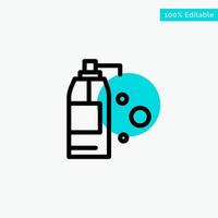 Cleaning Detergent Product turquoise highlight circle point Vector icon