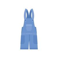 Work clothes icon, flat style vector