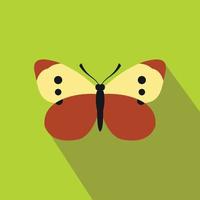 Butterfly icon, flat style vector