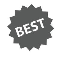 Best sign icon vector simple