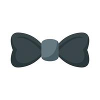 Elegant bow tie icon, flat style vector