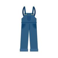 Worker pants icon, flat style vector