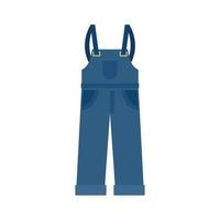 Worker pants icon, flat style vector