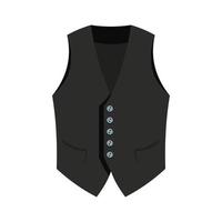 Actor vest icon, flat style vector