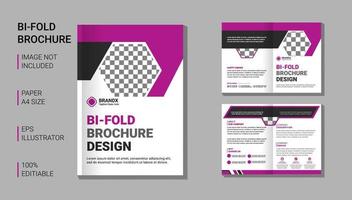 Estate Bi-Fold Brochure Designs vector