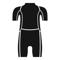 icono de traje de buceo, estilo simple vector