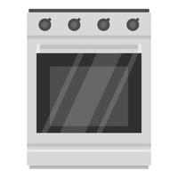 icono de horno de gas moderno, estilo de dibujos animados vector