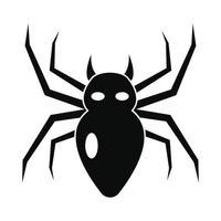 Spider icon, simple style vector