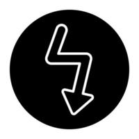 An icon design of arrows vector