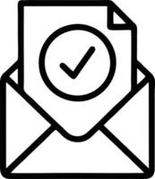 envelope icon in black vector image, illustration of envelope in black on white background, an envelope design on a white background