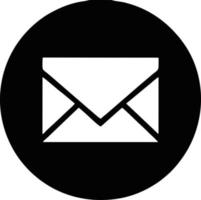 envelope icon in black vector image, illustration of envelope in black on white background, an envelope design on a white background