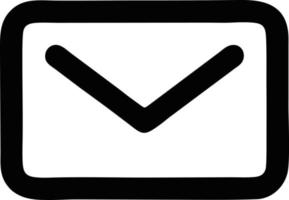 envelope icon in black vector image, illustration of envelope in black on white background, an envelope design on a white background