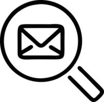 envelope icon in black vector image, illustration of envelope in black on white background, an envelope design on a white background