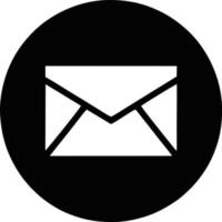 envelope icon in black vector image, illustration of envelope in black on white background, an envelope design on a white background