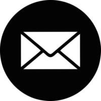 envelope icon in black vector image, illustration of envelope in black on white background, an envelope design on a white background