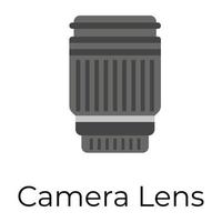 Trendy Camera Lens vector