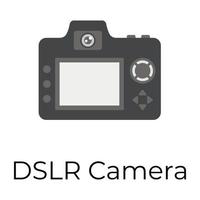 Trendy Digital Camera vector