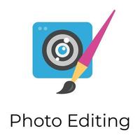 Trendy Photo Editing vector