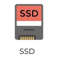 Trendy SSD Concepts vector