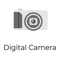 Trendy Digital Camera vector