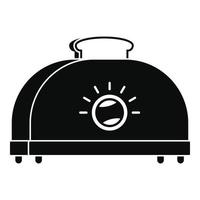 Classic toaster icon, simple style vector