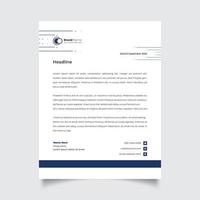 corporate Letterhead design Template vector