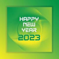 Happy New year banner template design vector