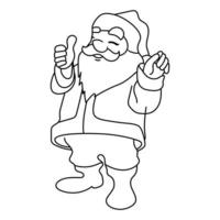 Christmas illustration vector for coloring book for kids