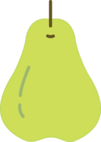 Hand drawn style drawing western pear png