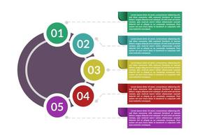 Design strategy business infographic template , success information circle graphic podium abstract technology chart banner business vector