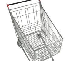 Empty shopping trolley Transparent PNG