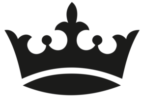 corona sobre fondo transparente png