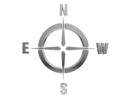 Compass icon isolated on transparent background png