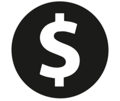 icono de dinero png en fondo transparente