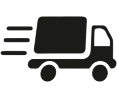 Delivery truck icon icon png on Transparent Background