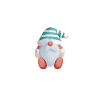 gnome adorable, mignon et drôle de haute qualité 300dpi 3000x3000px pour la décoration de noël carte tasse tasse t-shirt chaussette cahier et pod png