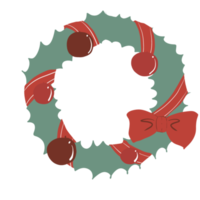 Kerstmis kransen isoleren PNG transparant 300 dpi 3000x3000px