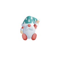 gnome adorable, mignon et drôle de haute qualité 300dpi 3000x3000px pour la décoration de noël carte tasse tasse t-shirt chaussette cahier et pod png