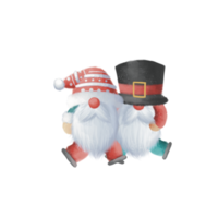 gnome adorable, mignon et drôle de haute qualité 300dpi 3000x3000px pour la décoration de noël carte tasse tasse t-shirt chaussette cahier et pod png