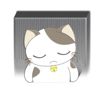 gatto cartone animato illustrazione png