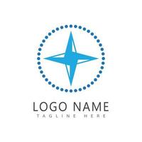 Compass Logo Template vector icon illustration design