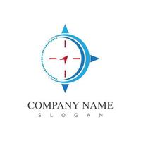 Compass Logo Template vector icon illustration design