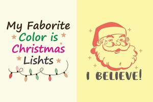 Cute Christmas Lights Sayings SVG vector