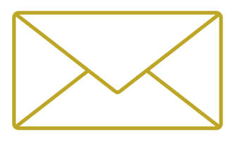 Nachrichtensymbolsymbol, E-Mail- oder Nachrichtenzeichen für Piktogramme, Logos, Kunstillustrationen, Websites, Apps oder Grafikdesignelemente. PNG-Format png
