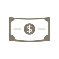 Dollar money illustration icon. Editable vector format file