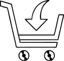 purchase icon in white image, illustration of purchase in white on white background, a purchase design on a white background vector